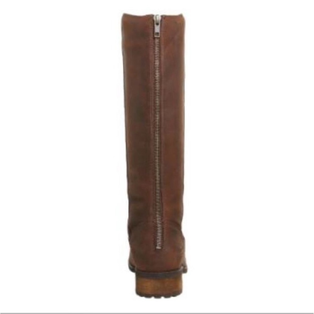 UGG brown suede riding knee high Seldon boots zip up 8.5 - Picture 3 of 16